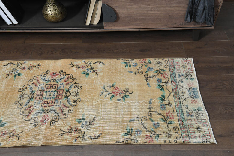 Farmhouse Decor Vintage Oushak Runner