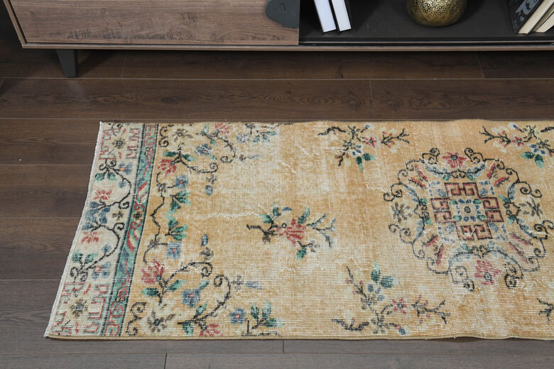 Farmhouse Decor Vintage Oushak Runner