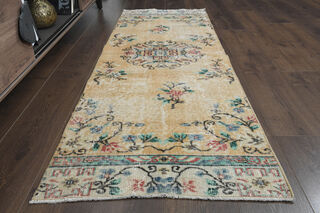 Farmhouse Decor Vintage Oushak Runner - Thumbnail
