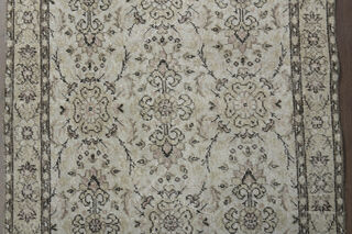 Floral Turkish Wool Hereke Area Rug - Thumbnail
