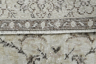 Floral Turkish Wool Hereke Area Rug - Thumbnail