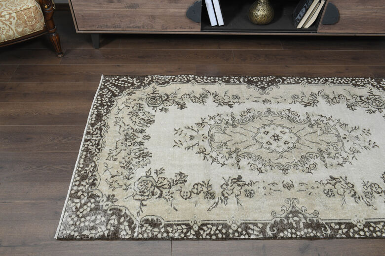 Handmade Soft Wool Oushak Area Rug