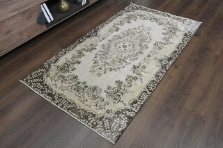 Handmade Soft Wool Oushak Area Rug - Thumbnail