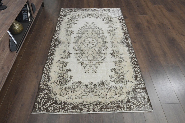 Handmade Soft Wool Oushak Area Rug