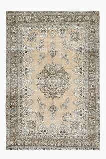 Handmade Vintage Oushak Area Rug - Thumbnail
