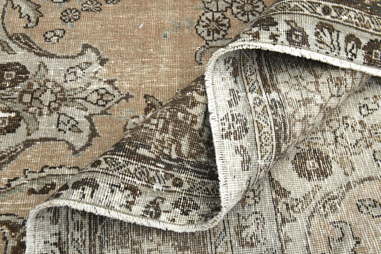 Handmade Vintage Oushak Area Rug