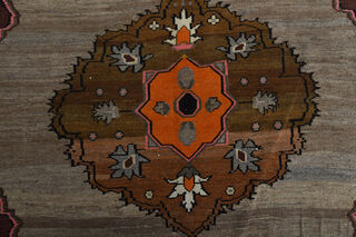 One of a Kind Woven Turkish Oushak Area Rug - Thumbnail