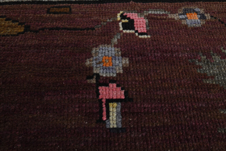 One of a Kind Woven Turkish Oushak Area Rug