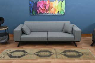 Kitchen Decor Oushak Runner Rug - Thumbnail