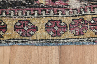 Unique Wool Vintage Anatolian Runner - Thumbnail