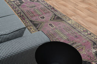 Unique Wool Vintage Anatolian Runner - Thumbnail