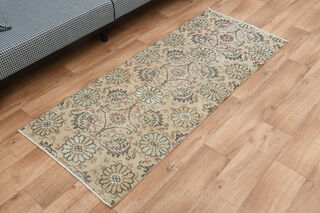 Retro Vintage Anatolian Runner - Thumbnail