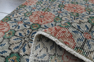 Retro Style Anatolian Short Rug - Thumbnail