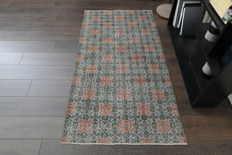 Retro Style Anatolian Short Rug