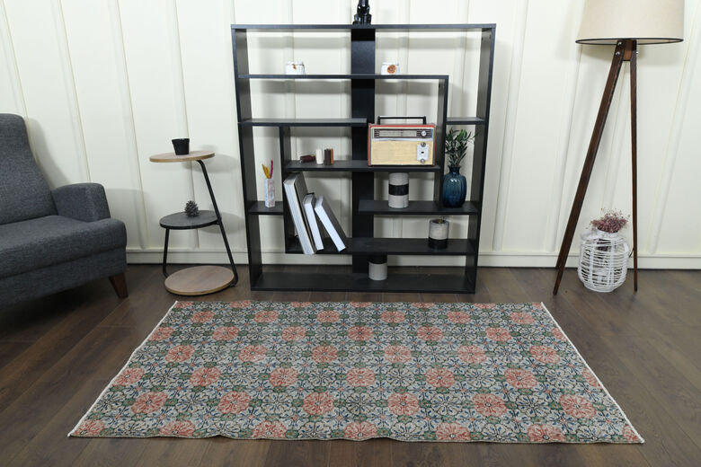 Retro Style Anatolian Short Rug