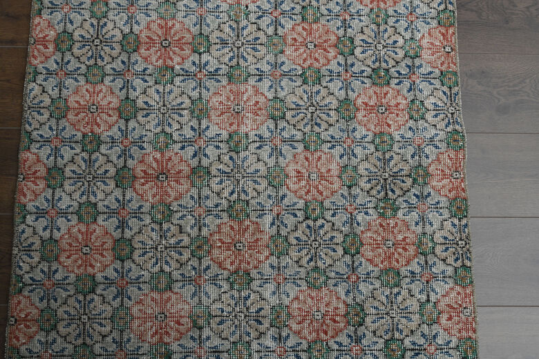 Retro Style Anatolian Short Rug