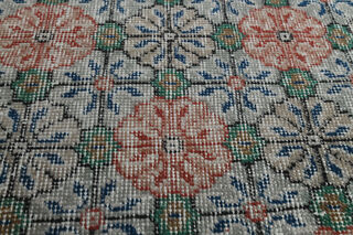 Retro Style Anatolian Short Rug - Thumbnail