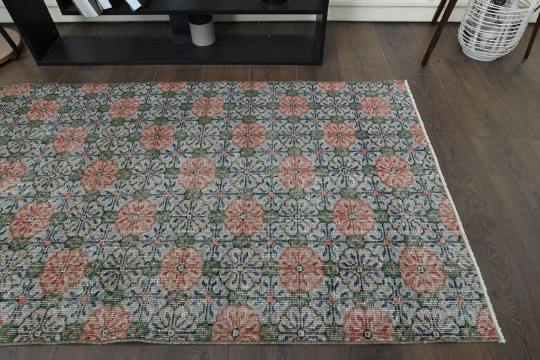 Retro Style Anatolian Short Rug