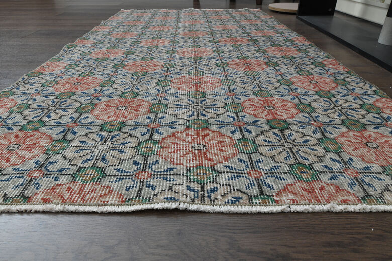 Retro Style Anatolian Short Rug