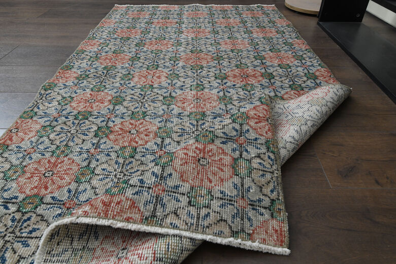 Retro Style Anatolian Short Rug