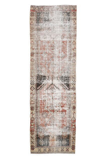 Distressed Vintage Oushak Rug - Thumbnail
