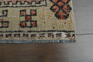 Distressed Vintage Oushak Rug - Thumbnail