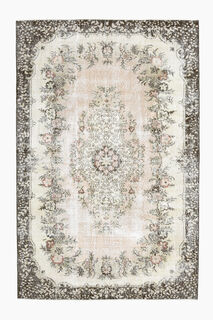 Vintage Turkish Oriental Rug - Thumbnail