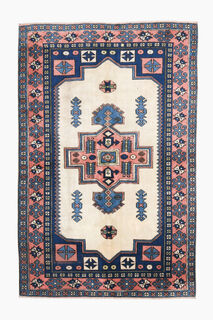 Bohemian Style Turkish Rug - Thumbnail