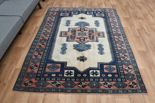Bohemian Style Turkish Rug - Thumbnail