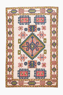 Bohemian Style Turkish Rug - Thumbnail