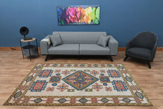 Bohemian Style Turkish Rug - Thumbnail