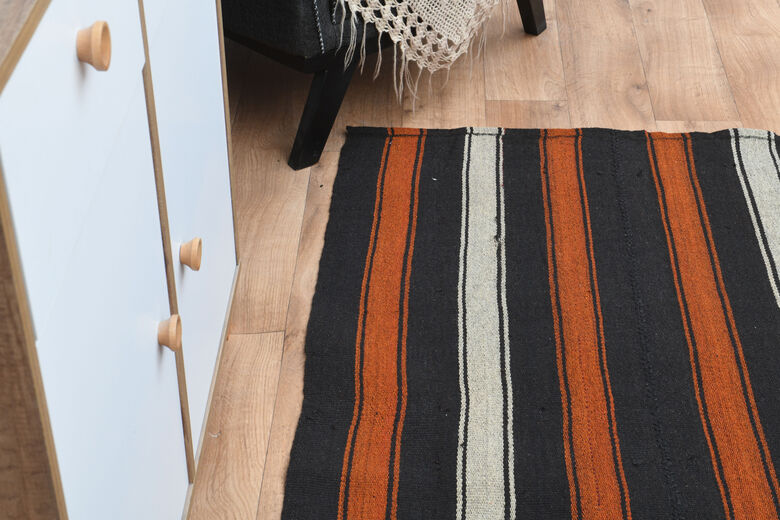 Flatweave Striped Rug