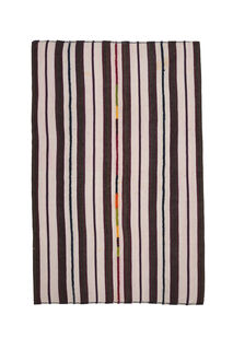 Flatweave Striped Rug - Thumbnail
