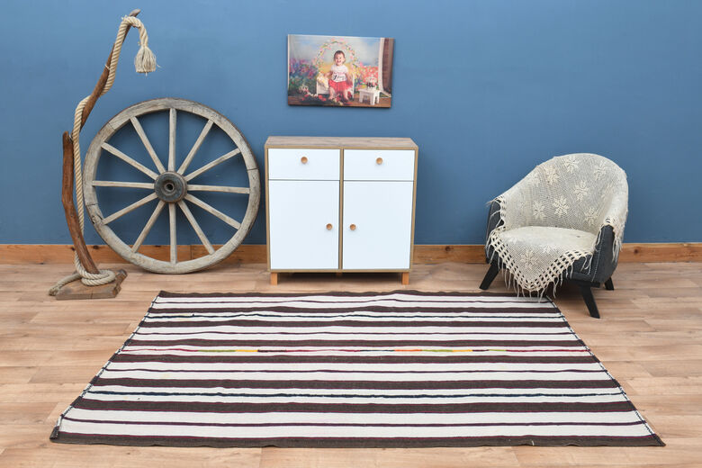 Flatweave Striped Rug