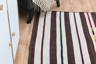 Flatweave Striped Rug - Thumbnail