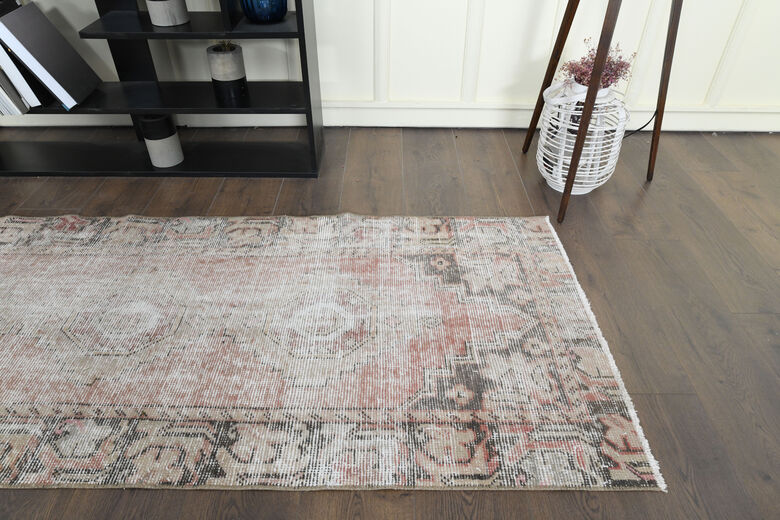 Distressed Vintage Turkish Runner