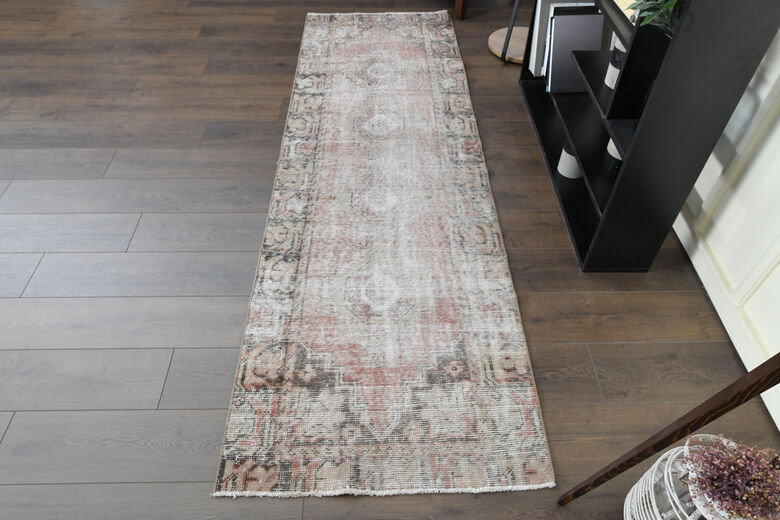 Distressed Vintage Turkish Runner