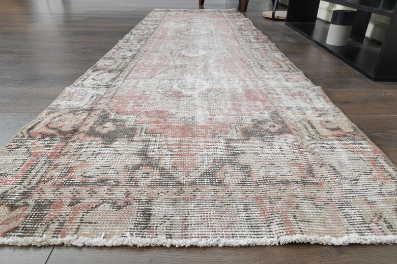 Distressed Vintage Turkish Runner