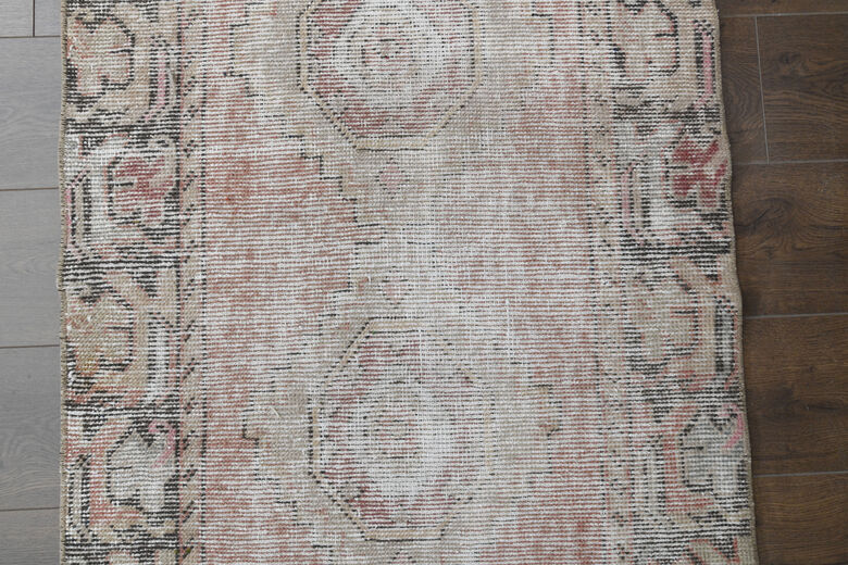 Distressed Vintage Turkish Runner