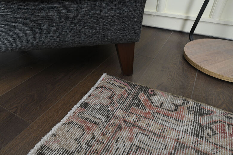 Distressed Vintage Turkish Runner