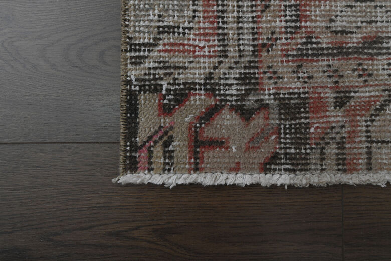 Distressed Vintage Turkish Runner