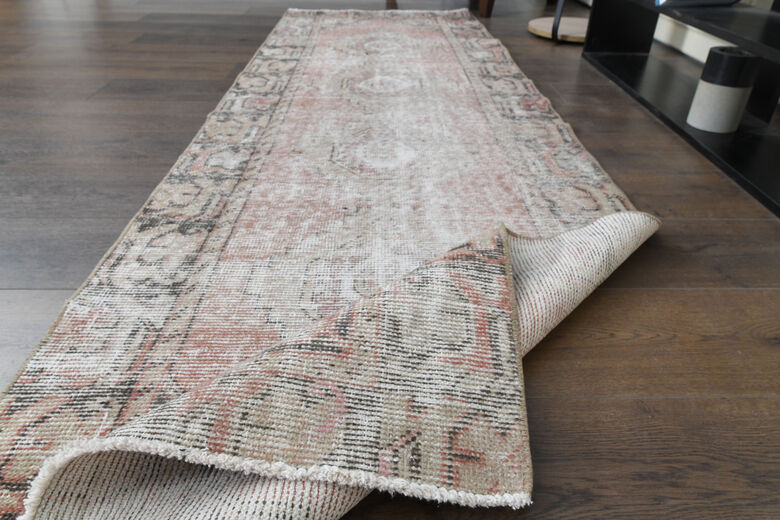 Distressed Vintage Turkish Runner