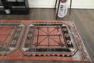 Vintage Turkish Rug Runner - Thumbnail
