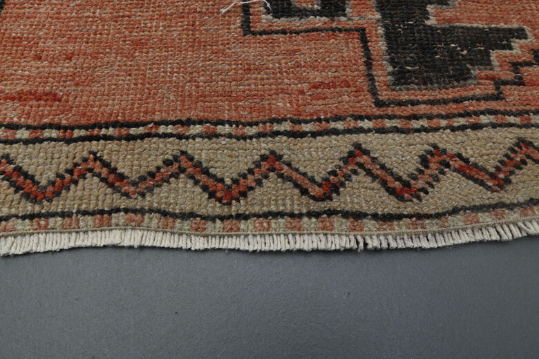 Red Handmade Vintage Runner