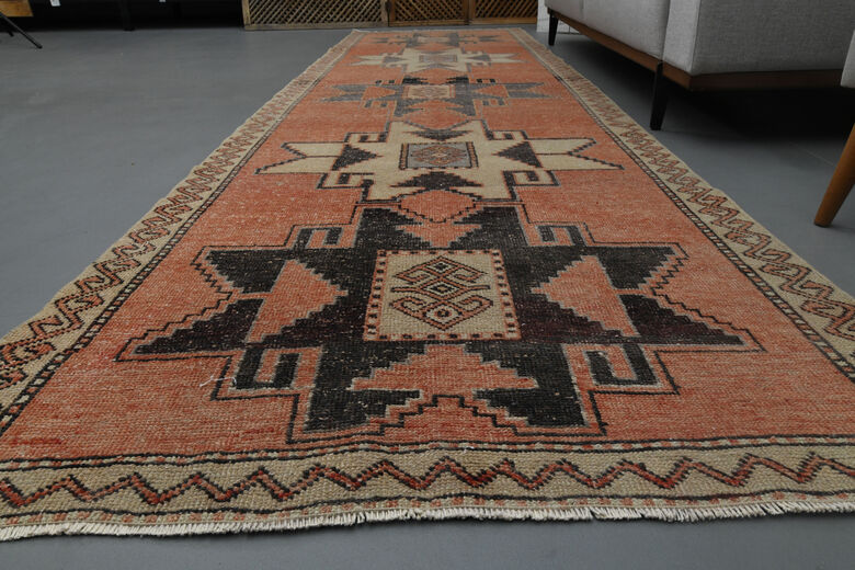 Red Handmade Vintage Runner