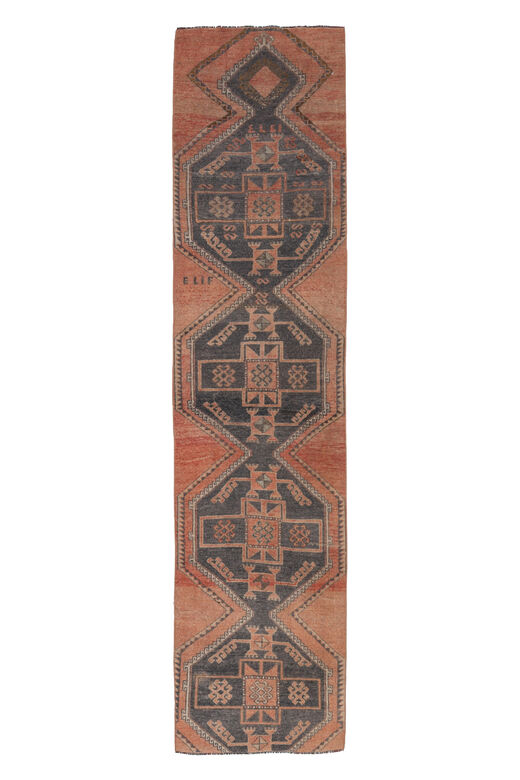 Red Black Vintage Runner