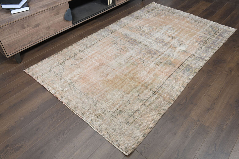 Distressed Vintage Area Rug