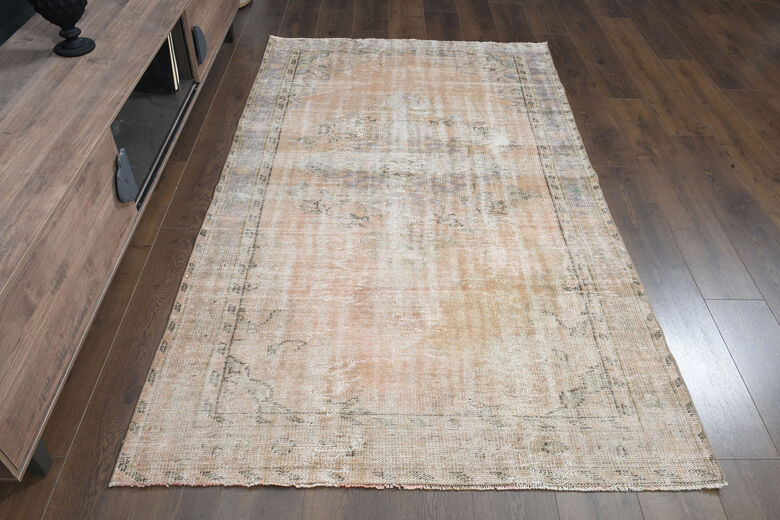 Distressed Vintage Area Rug