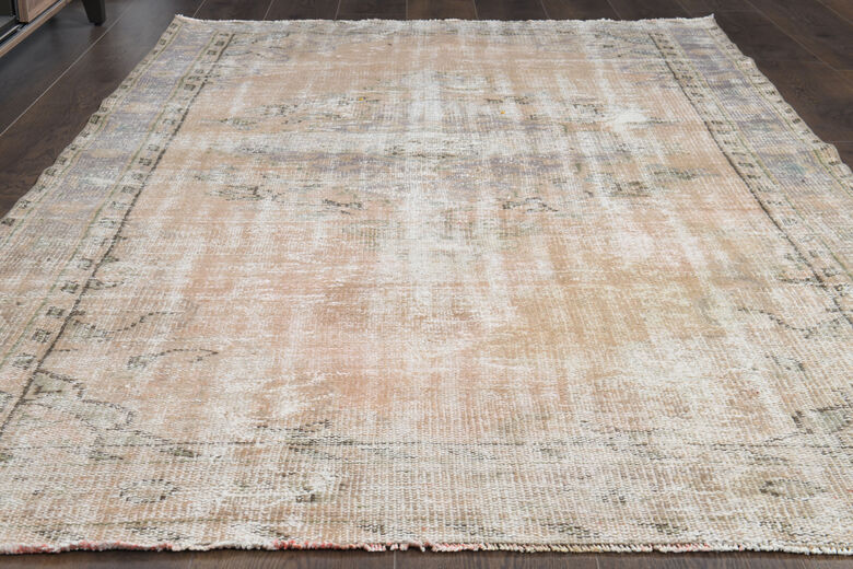 Distressed Vintage Area Rug