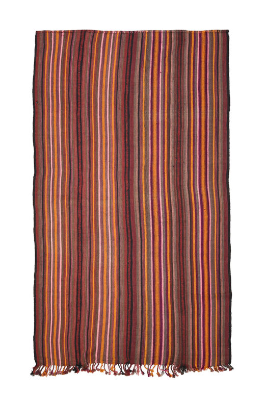 Striped Vintage Flatweave Carpet